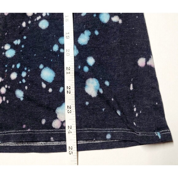 LISA FRANK Rainbow Unicorn Muscle Tank Top Paint Splatter Wash SMALL XOXO NWOT - Picture 4 of 6